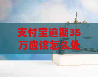 支付宝逾期35万应该怎么处理