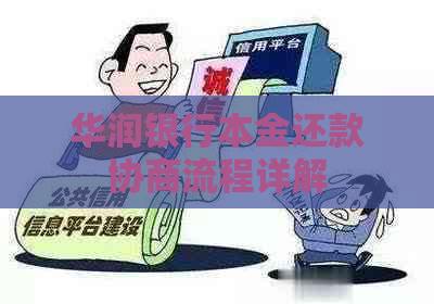 华润银行本金还款协商流程详解