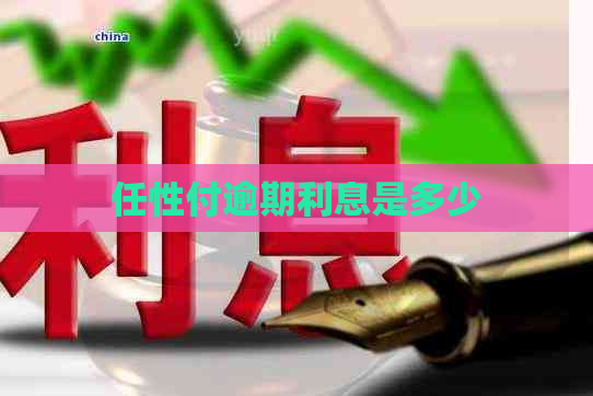 任性付逾期利息是多少