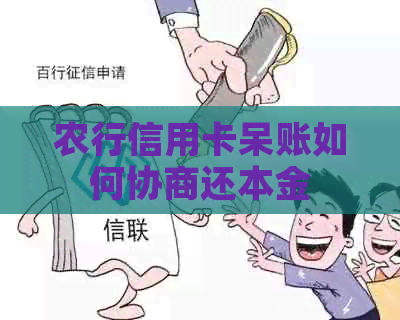 农行信用卡呆账如何协商还本金