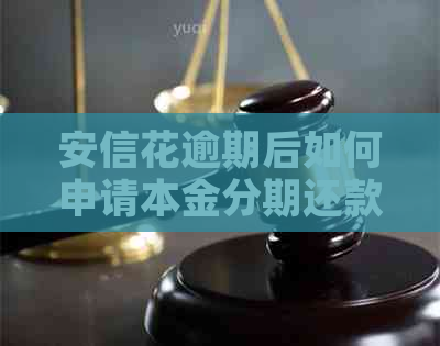 安信花逾期后如何申请本金分期还款