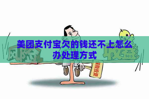 美团支付宝欠的钱还不上怎么办处理方式