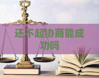 还不起协商能成功吗