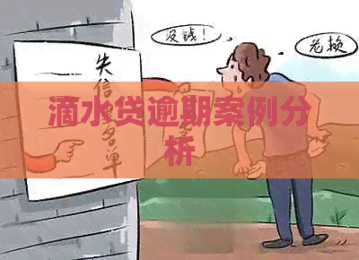 滴水贷逾期案例分析
