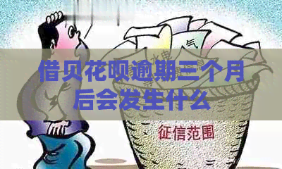 借贝白条逾期三个月后会发生什么