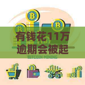 有钱花11万逾期会被起诉吗怎么处理