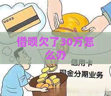 信用卡欠了30万怎么办