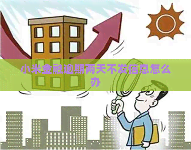 小米金融逾期两天不发信息怎么办
