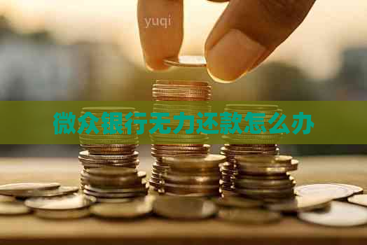 微众银行无力还款怎么办