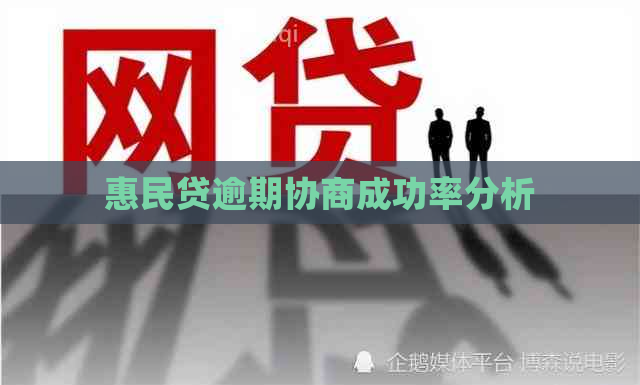 惠民贷逾期协商成功率分析