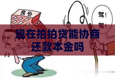 现在能协商还款本金吗