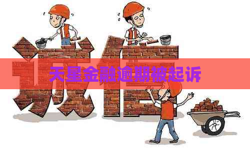 天星金融逾期被起诉