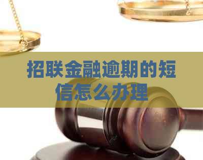 招联金融逾期的短信怎么办理