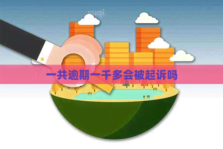 一共逾期一千多会被起诉吗