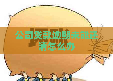 公司贷款逾期未能还清怎么办