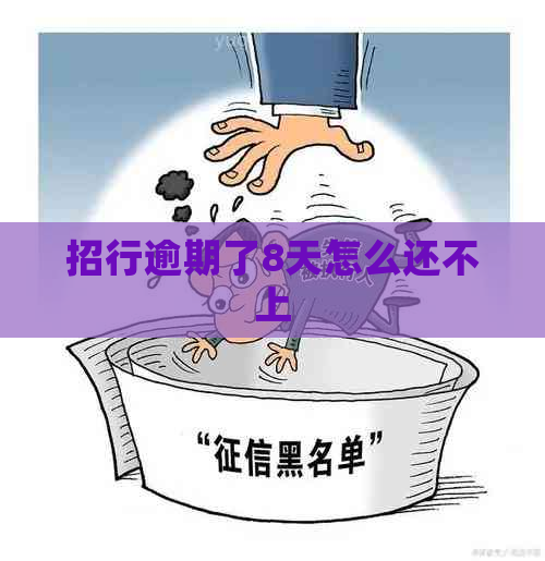 招行逾期了8天怎么还不上