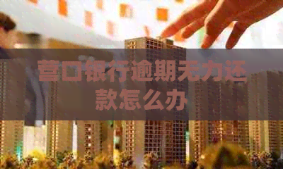 营口银行逾期无力还款怎么办