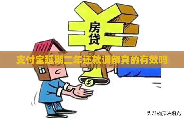 信用卡延期二年还款调解真的有效吗