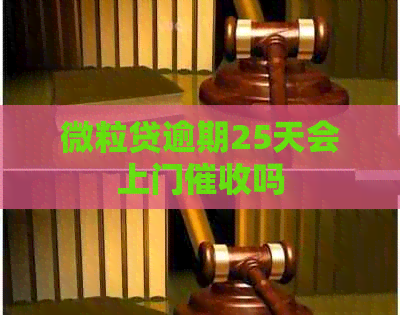 微粒贷逾期25天会上门吗