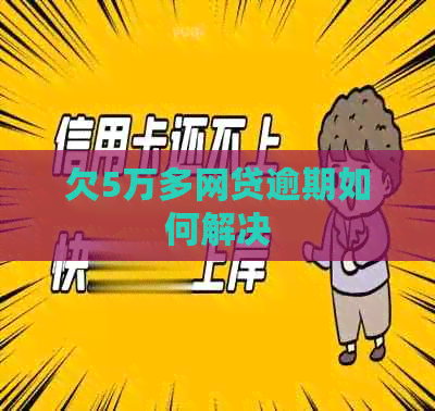 欠5万多网贷逾期如何解决