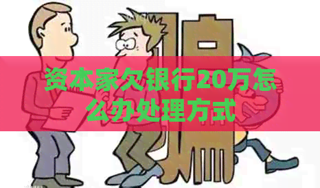 资本家欠银行20万怎么办处理方式