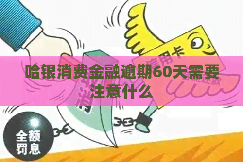 哈银消费金融逾期60天需要注意什么