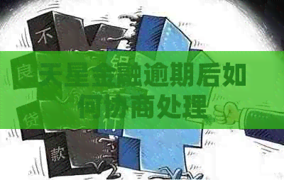 天星金融逾期后如何协商处理