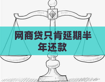 白条贷只肯延期半年还款