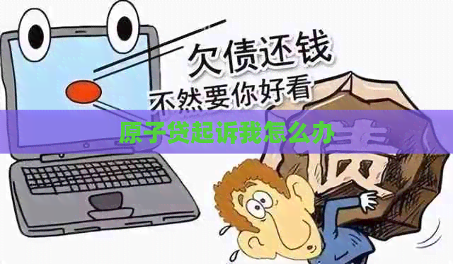 原子贷起诉我怎么办