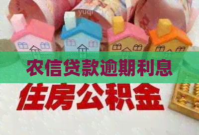 农信贷款逾期利息