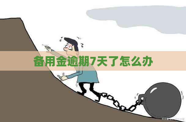 备用金逾期7天了怎么办