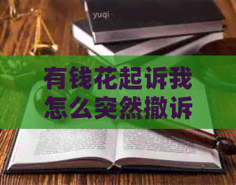 有钱花起诉我怎么突然撤诉的原因是什么