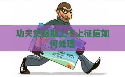 功夫贷逾期上不上如何处理