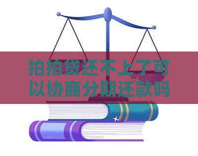 还不上了可以协商分期还款吗