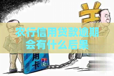 农行信用贷款逾期会有什么后果