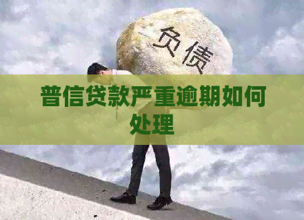 普信贷款严重逾期如何处理