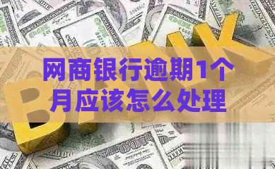白条银行逾期1个月应该怎么处理