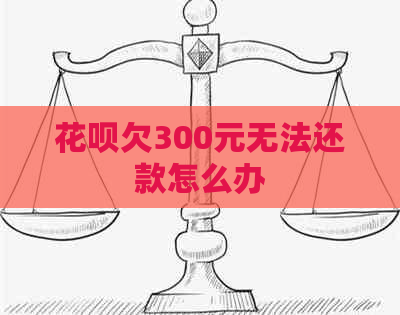 白条欠300元无法还款怎么办