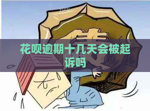 白条逾期十几天会被起诉吗