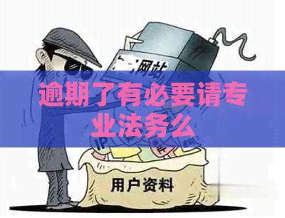 逾期了有必要请专业法务么