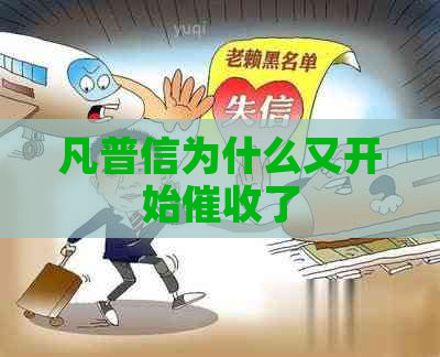 凡普信为什么又开始了