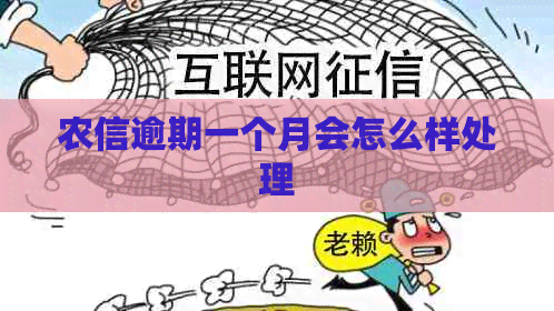 农信逾期一个月会怎么样处理