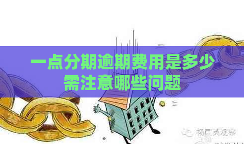 一点分期逾期费用是多少需注意哪些问题
