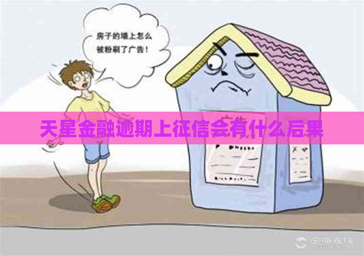 天星金融逾期上会有什么后果