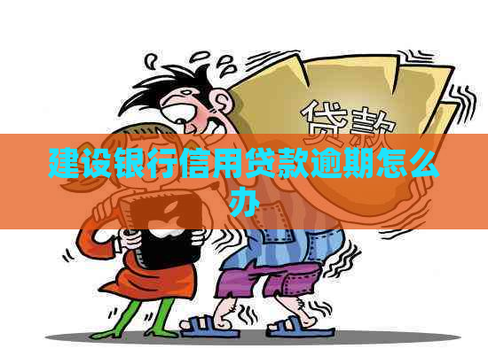 建设银行信用贷款逾期怎么办