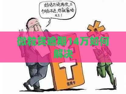 微粒贷逾期14万如何解决