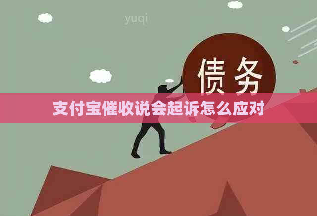 支付宝说会起诉怎么应对