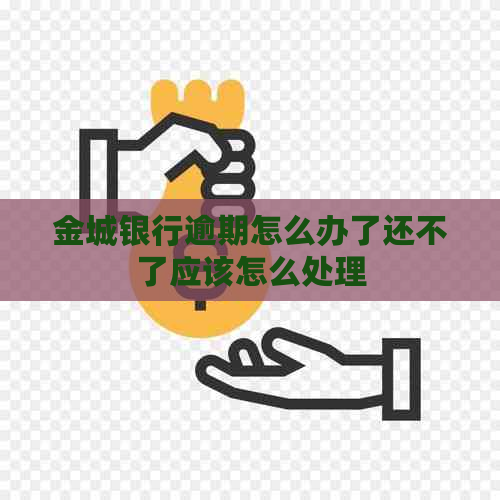 金城银行逾期怎么办了还不了应该怎么处理