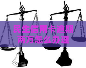 民生信用卡逾期两万怎么办理