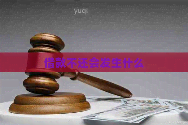 借款不还会发生什么